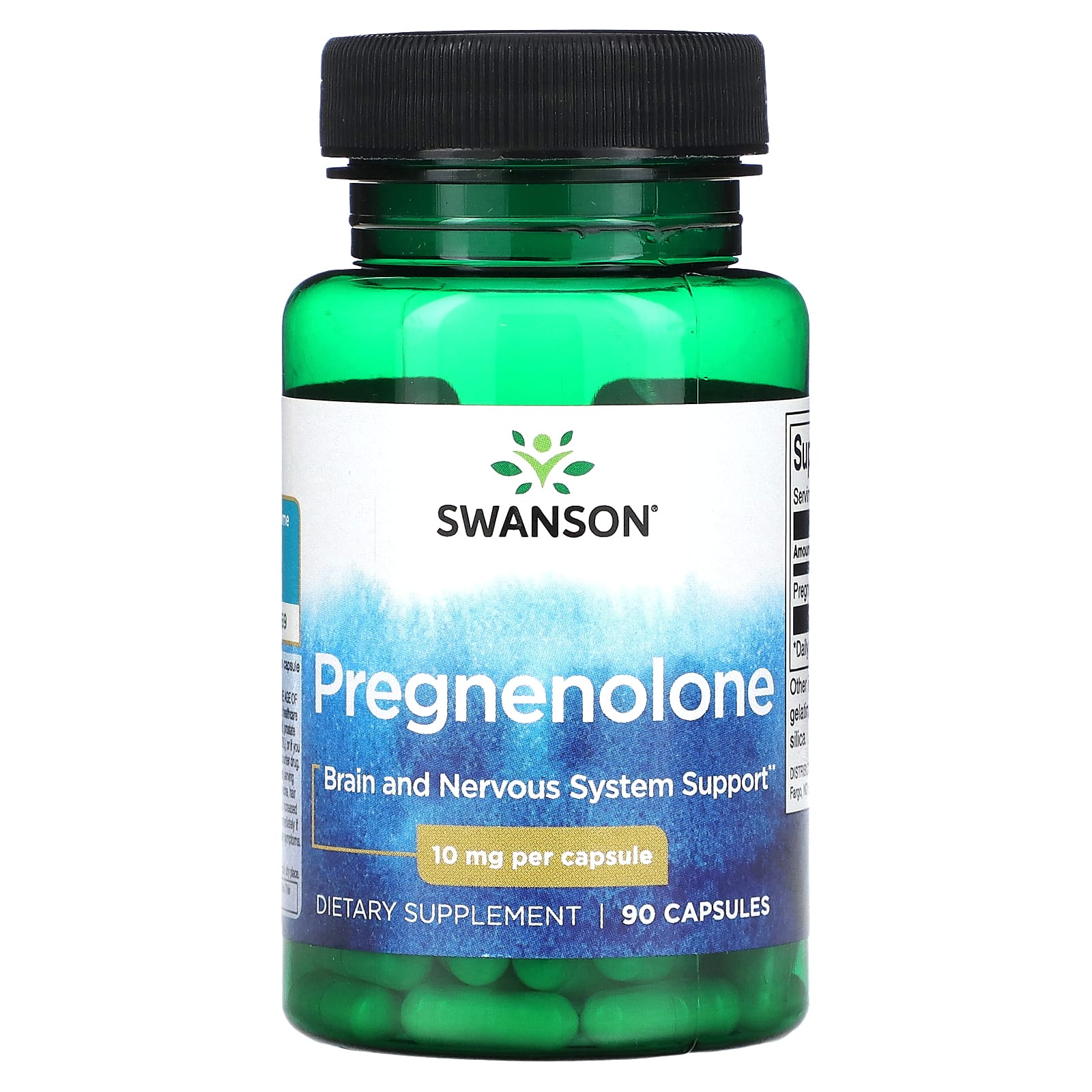 

Swanson, Pregnenolone, 10 мг, 90 капсул