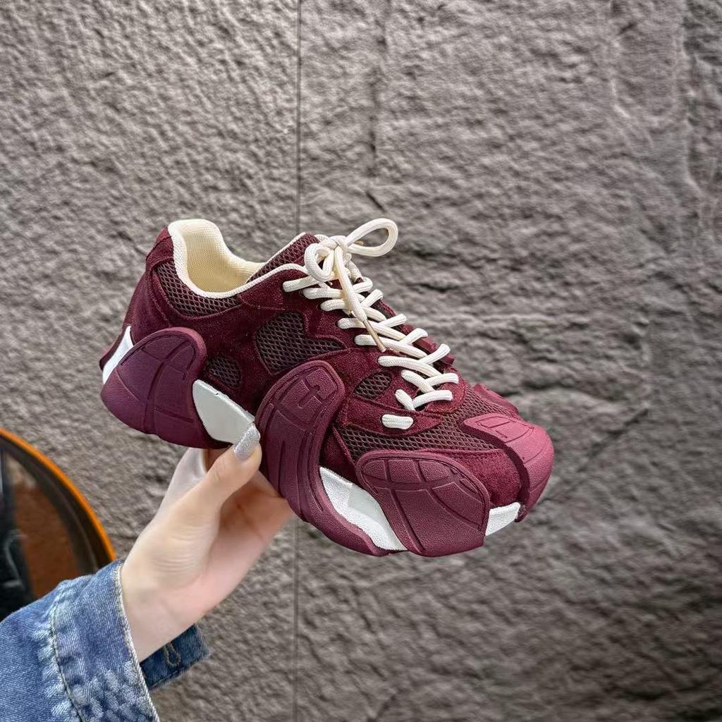 European Station Autumn Explosion Platform Daddy Shoes Octopus Leather Casual Shoes Muffin Platform Eli Street Shoes Women's Shoes