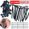 100/200Pcs Nylon Cable Zip Ties Self-Locking Heavy Duty Cable Tie Buckle Universal Zip Ties Holder Wire Tie Fastening Strap Tool