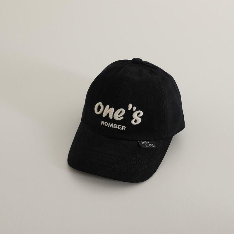 Bestickte Baseballkappe im koreanischen Stil - Eltern-Kind, Unisex, Sonnenschutz, Weiche Kappe für Frühling und Sommer