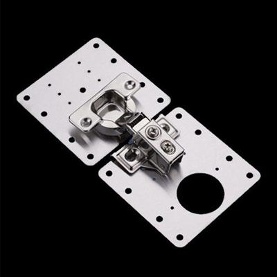 4 Peças Placa de Reparo de Dobradiças de Porta de Armário Dobradiças de Aço Inoxidável Ferramentas para Reparo de Armário Móveis Janela Gaveta Prateleiras