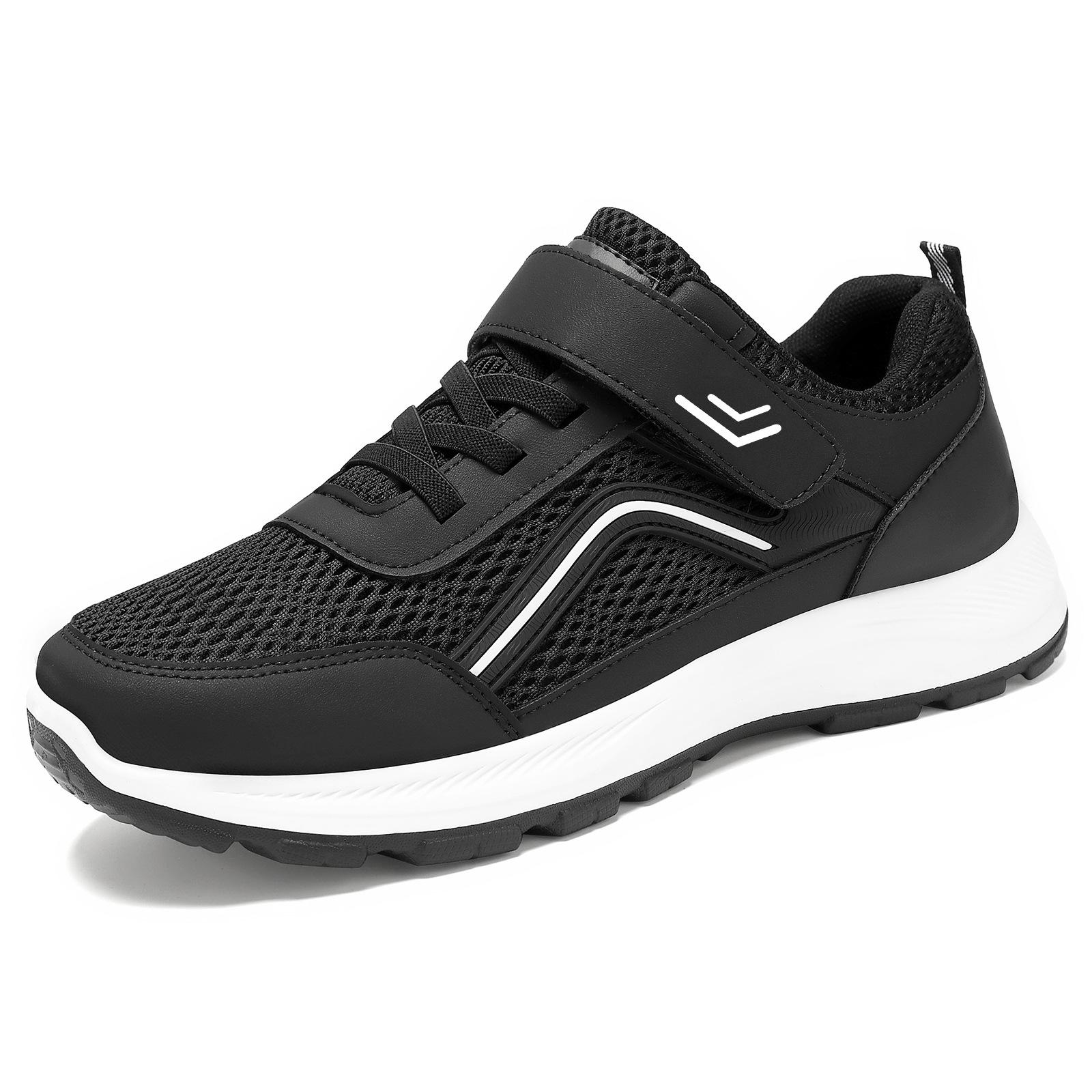 

Unisex sports shoes spring and autumn breathable Velcro square dance walking shoes soft sole not tired feet casual versatile single shoes 44