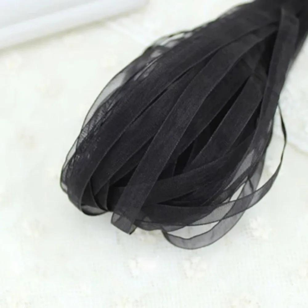 Nastri in Filo a Coda di Pesce da 10 Iarde Bordo Ondulato Pieghettato Nastro in Chiffon Materiale per Confezionamento Regali Decorazioni Fiori per Matrimoni Feste di Compleanno Fai da Te