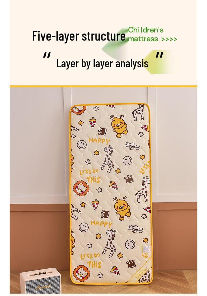 2025 All-Cotton 3D Cartoon Mattress Pad for Children