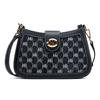 New MQ Polyester Crescent Moon Bag Shoulder Bag Women's Dark Blue MQ221083
