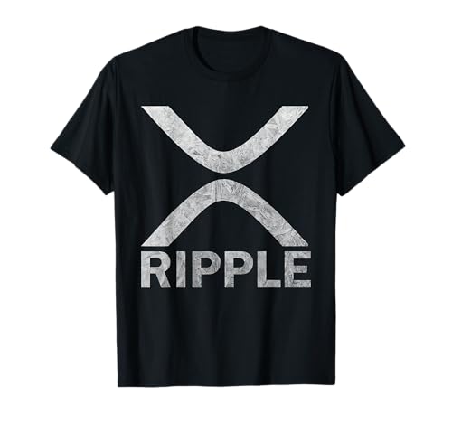 Ripple Symbol Logo XRP Crypto HODL Investor T-Shirt