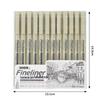 Fine-liner Waterproof Quick-Dry Needle Tip Pen Set for Children's Outlining & Drawing