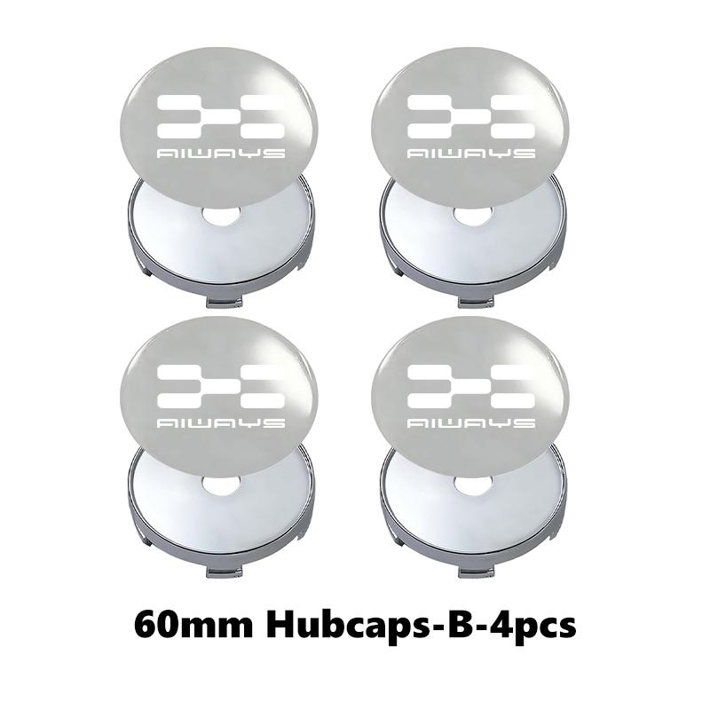 For Aiways 4pcs Car Wheel Center Hub Caps Sticker Auto Emblem Wheel Center Cap U5 PRO SE Bj U6 U7 Ion Nathalie 2020 2021 2022