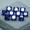 76 Pcs   Natural Blue Sapphire Square Cut 5x5 mm Loose GEMSTONE Lot