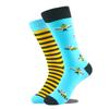 AB Professional Design Funny Socks Men Happy Animal Music Beer Skarpetki Sokken Hip Hop Big Size Meias Skateboard Divertidos