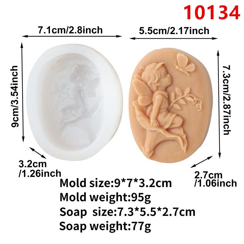 

Flower Fairy Soap Mold Butterfly Fairy Spirit Silicone Mold DIY Handmade Soap Bath Bomb Plaster Resin Molds