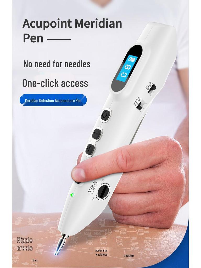 Intelligenter elektronischer Akupunkturstift: Energiepuls-Massage für Akupunkturpunkte und Meridian-Therapie