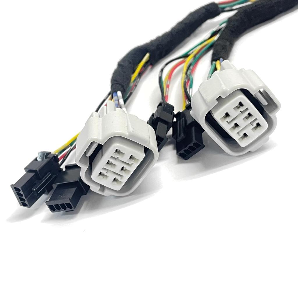 CGP Power Coupler (2 pieces) for Reflector, Tail, and Rear Lighting Branch Harness for 40 Series Alphard (CGP-7145)