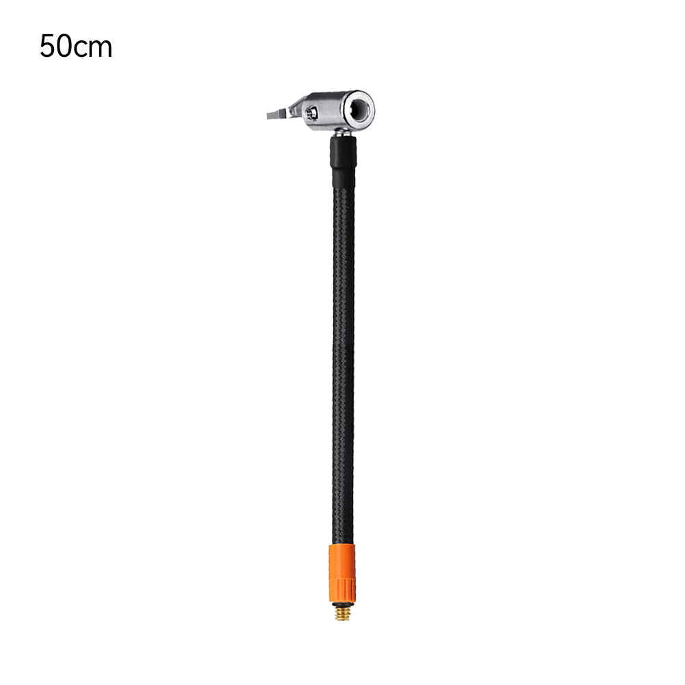 1 Stück M6-Verriegelungs-Luftfutter mit Luftschlauch, Standard-Reifenventil-Feingewinde, Aufblasschlauchadapter, Autoreparaturwerkzeug