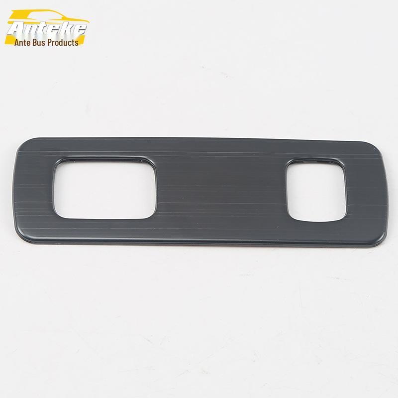 Fits XC60: Stainless Steel Headlight Control Trim, Switch Adjustment Patch for 18 Models.