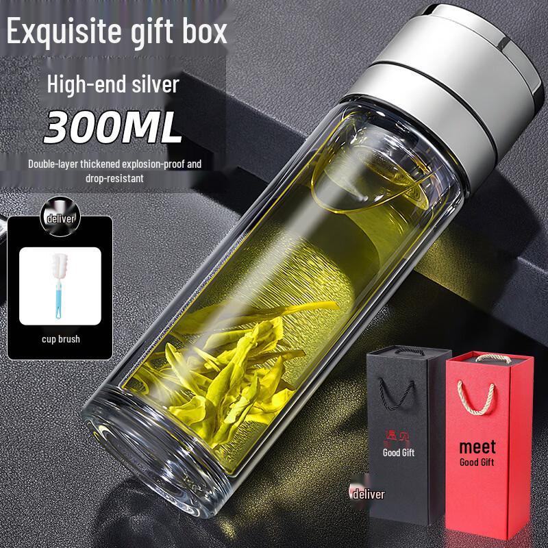 Shangqi Portable One-Touch Open Glass Travel Mug