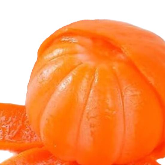 Stress Relief Peeling Orange Toy Slow Rising Orange Squeeze Stress Ball Anti-anxiety Simulation Fruit Sensory Fidget Toy