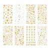 World View Hot Stamping PVC Decorative Stickers for Diary Notebooks