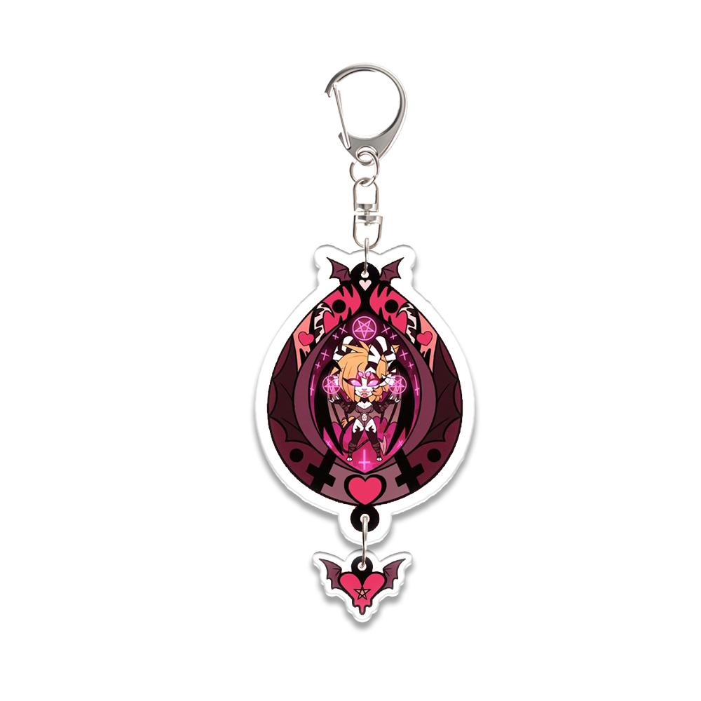 

Peripheral Decoration Pendant Accessories for Hazbin Hotel Niffty Vaggie Charlie Husk Alastor Acrylic Key Chain Festival Gift 1pcs