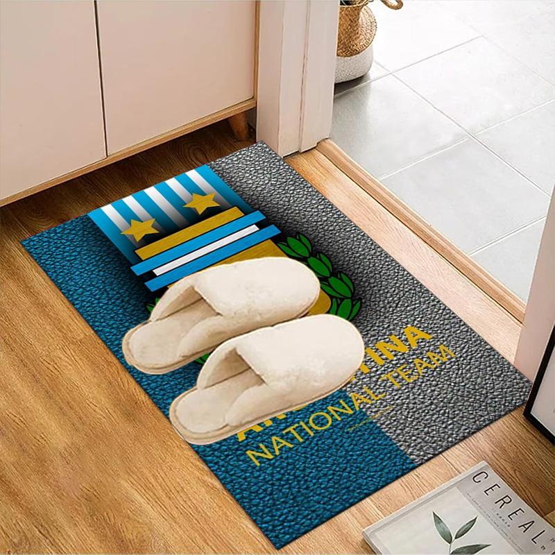 Argentina Football club Printed Office Carpet Chair Cushion  Entryway Rug, Rugs for Living Room, Bedroom Christmas gifts