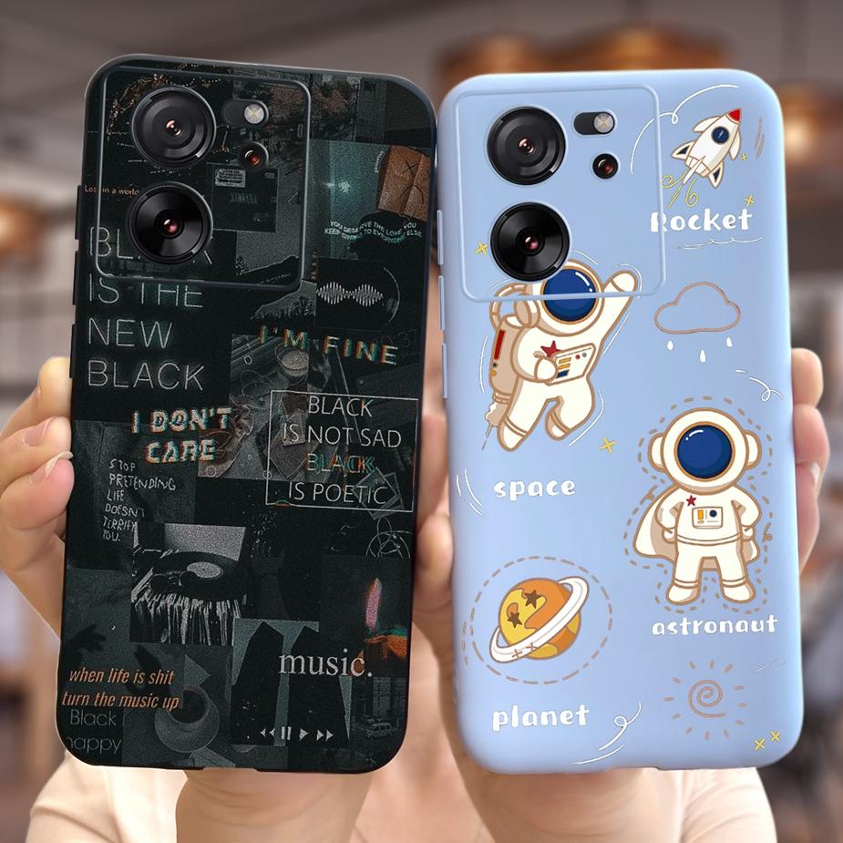 For Xiaomi 13T Pro Case Lovely Candy Painted Back Cover 6.67'' Soft Silicone Phone Case For Xiaomi Mi 13T Pro 13TPro Fundas Capa
