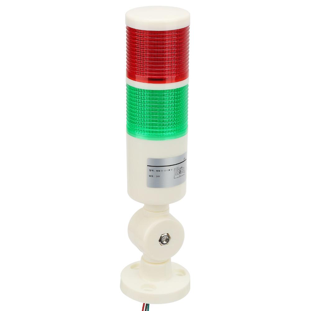 

Red Green CNC Machine Warning LED Indicator Alarm Signal Light 24VDC