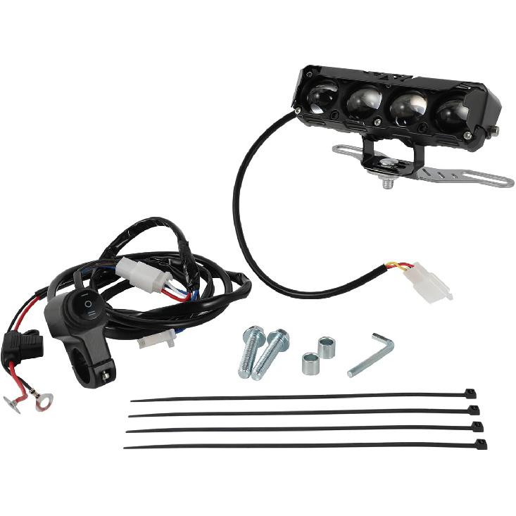 Dirt Bike Light Bar 5inch 54W 8000lm Head Light Flood Spot Universal for 7/8” Handlebar CRF KLX DRZ TTR YZF WR RM 65CC-450CC Motorcycle Pit Bike