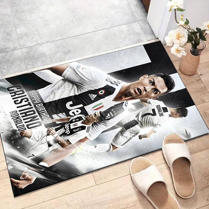 1pc Number 7 Soccer Design Printed Area Rug Carpet for Bedroom Living Room Home Decor Rugs Mat Non Slip Mat Rug for Bedside