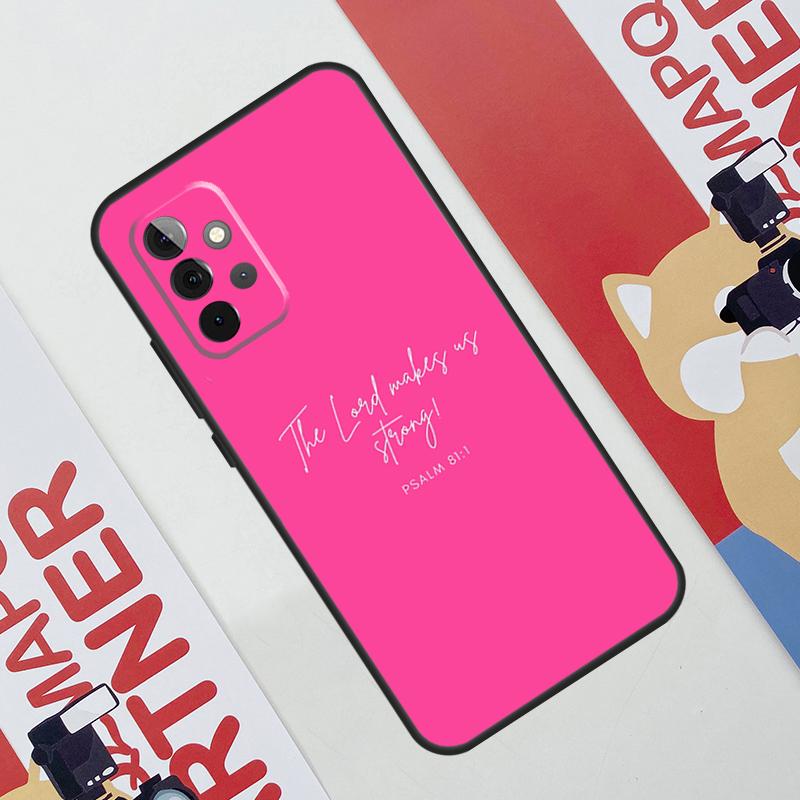 Christliche Psalmen Hülle Für Samsung Galaxy A06 A16 A36 A56 A55 A35 A33 A53 A13 A23 A17 A54 A34 A14 A52 A32 A15