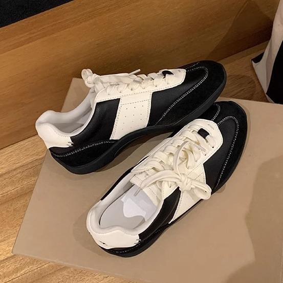Yuanlitong winter new sports shoes women's light running shoes campus style comfortable platform casual shoes women's outer wear