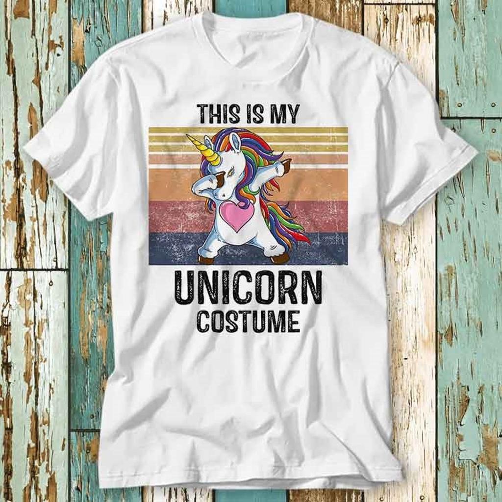 This is My Unicorn Costume Dabbing T-Shirt Top Design Unisex Ladies Mens Tee Retro Fashion Vintage Shirt S928