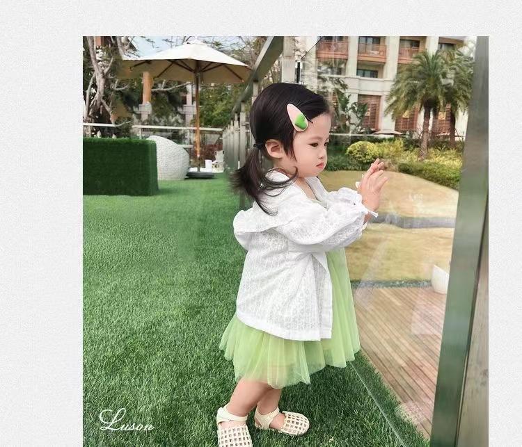 Girls' Summer Sun Protection Jacket - Sweet, Lazy Style for Babies & Toddlers; Fresh, Stylish, Long-Sleeved Children's UV Protection.