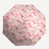 1pc Pink Bow Boots Pattern Umbrella with Plastic Handle,Suitable for All Seasons UmbrellaPT562