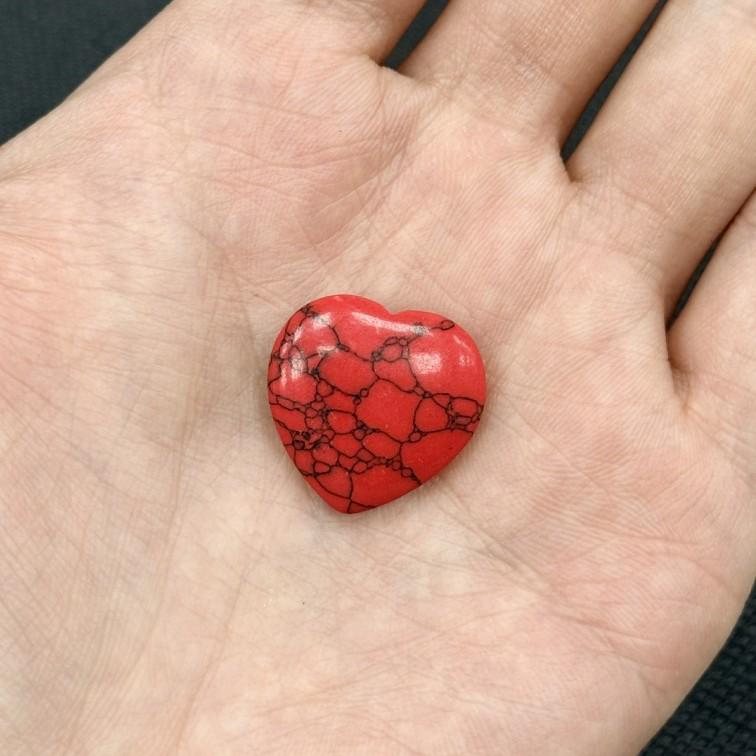 Natural Rose Quartz Heart-Shaped Crystal Gemstone - 2cm Polished Palm Stone