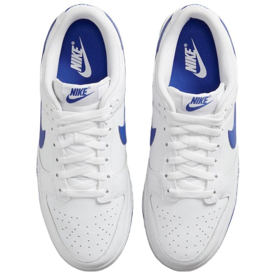 Nike Dunk Low White Hyper Royal Sneakers Skate Shoes DV0831-104