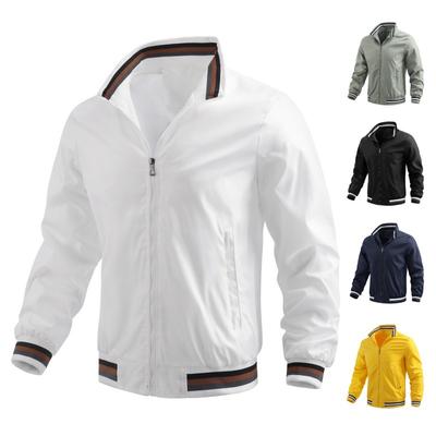 Casual Jacket Men's Spring and Autumn Fashion New Sports Solid Color Men's Jacket