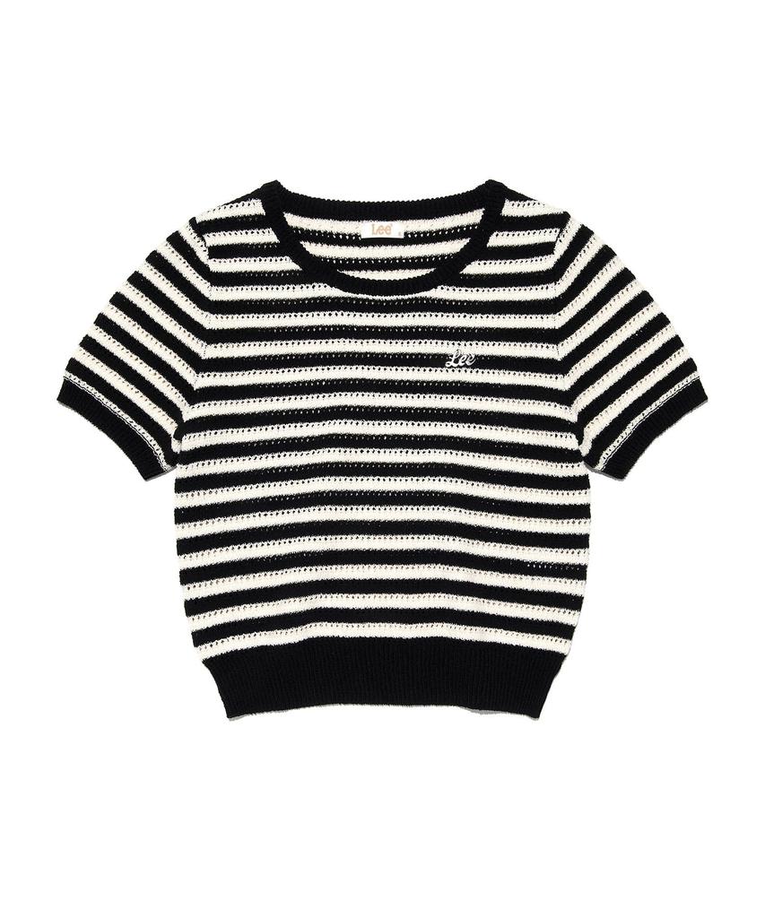 LEE Women'S Scaly Stripe Knit Black