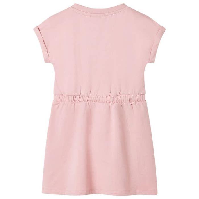Robe pour enfants avec cordon de serrage rose clair 92/104/116/128/140