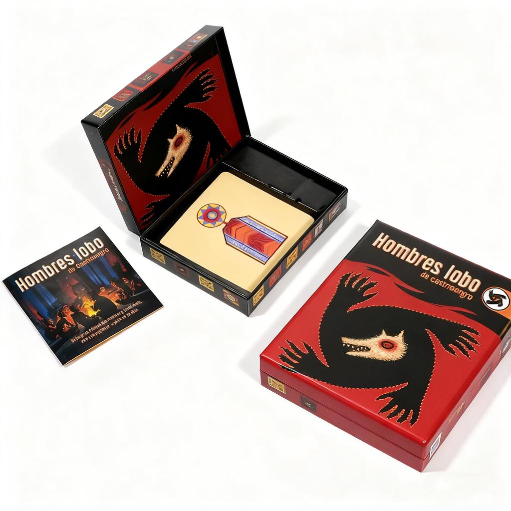 Werewolf Cards, Party Board Game, 24Pcs Card Deck, Social Deduction Game, Family Gathering Toy, Puzzle Leisure Activity