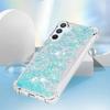 Compatible with Samsung Galaxy A54 5G Case Glitter Cute Clear Phone Case Floating Quicksand Shockproof Protective Bumper Soft TPU Case for Samsung