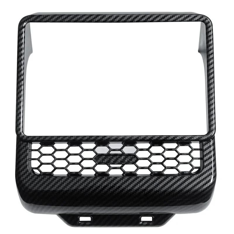 For Tesla Model Y Juniper 2025 Rear Screen Cover Protector Frame Back Air Vent Trim Protective White Car Interior Accessories