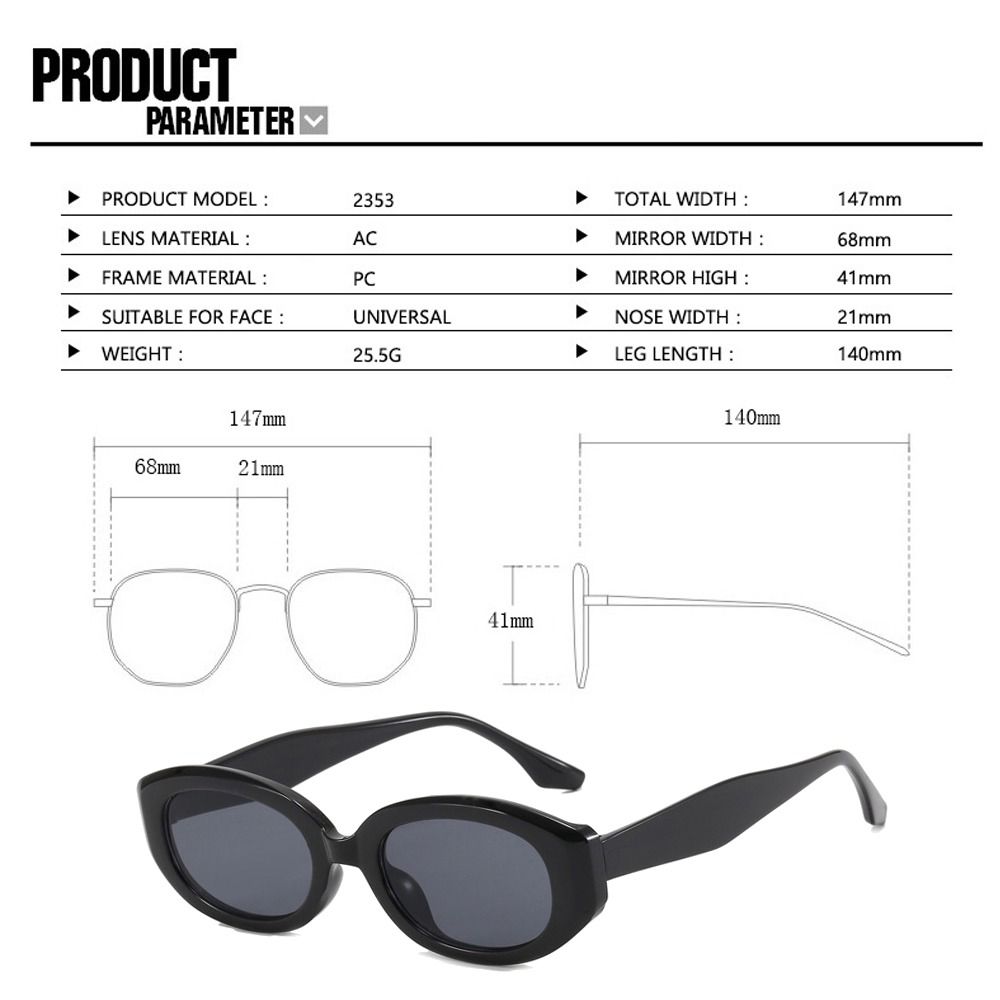 Sunglasses for Women Man Block Glare Driving Glasses UV400 Protection Eye Protection Beach Eyewear Punk Black Shades Glasses
