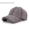Windproof Lambswool Hats Solid Color Dad Hat Fashion Baseball Cap  Winter Autumn