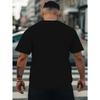 European Sizes Men's Latest Trend Short-sleeved T-shirt New Fashion Printed Loose Shirt Casual Versatile Round Neck Top Comfortable Shirt