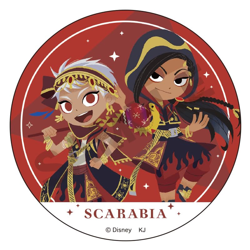 

Disney Twisted Wonderland Big Can Badge Scarabia Gurihiru Art