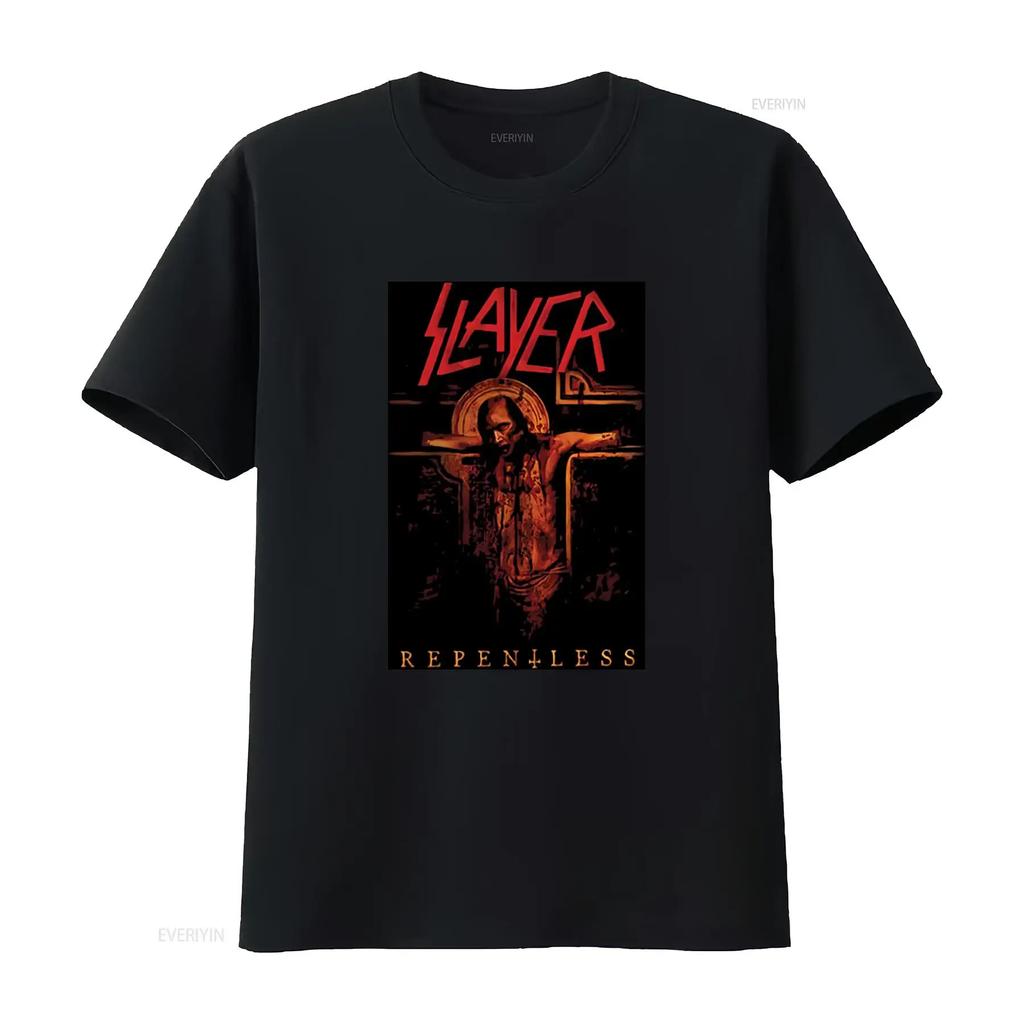 Slayer Repentless Crucifix T Shirt S XXL Official Metal Band Rock Music Soft streetwear Versat