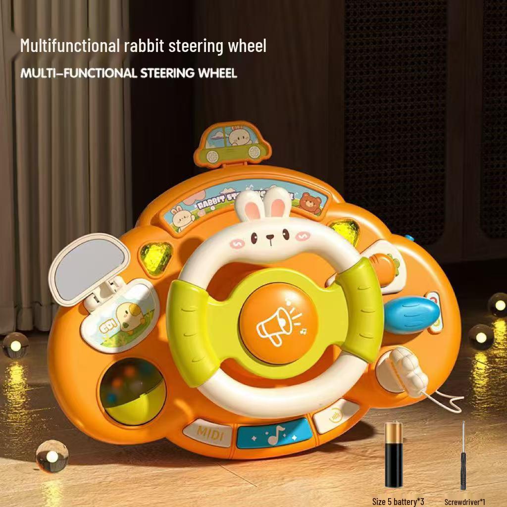 

Трансграничная мультяшная развивающая игрушка-руль для младенцев