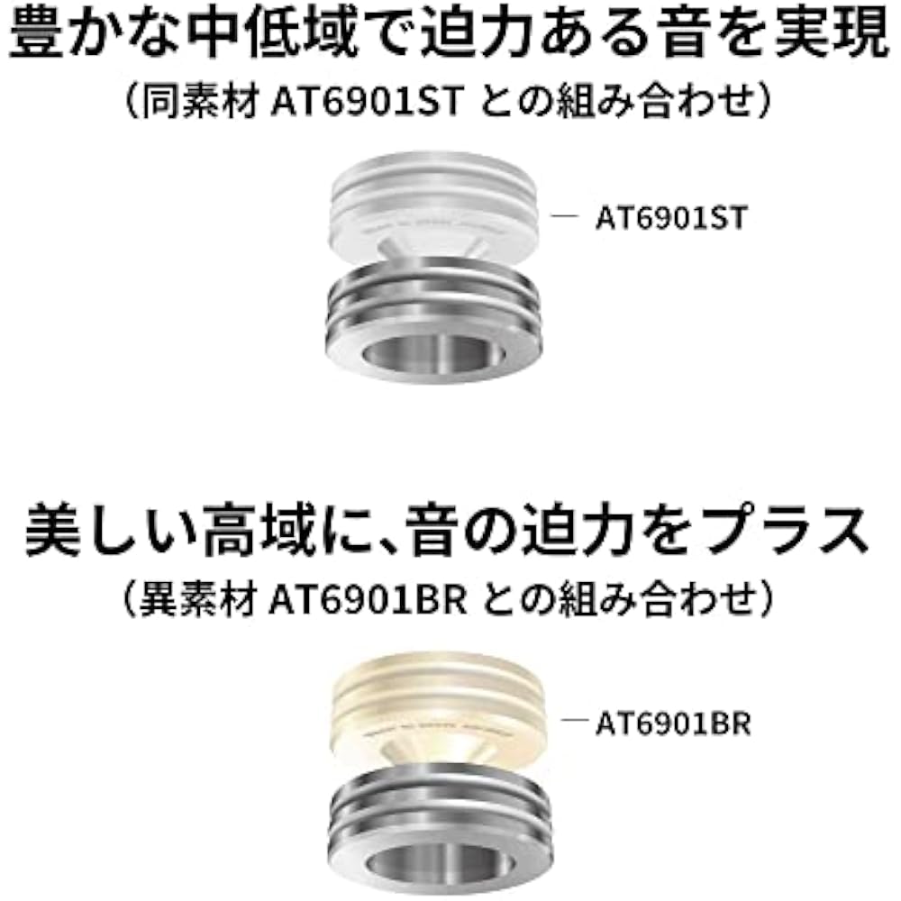 Audio-Technica AT6902ST Spike Base Insulators, Set of 6, Stainless Steel Spike Insulators Sold Se...