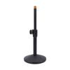 Desktop Microphone Stand Heavy Duty Metal Adjustable Height Desk Mic Stand with 5 8 to 3 8 Adapter Non Slip Pads for
