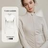 Women's Slim-Fit Stand-Up Collar Yoga Jacket - Long Sleeve, High-Elastic, Zipper Cardigan for Outdoor and Fitness Activities